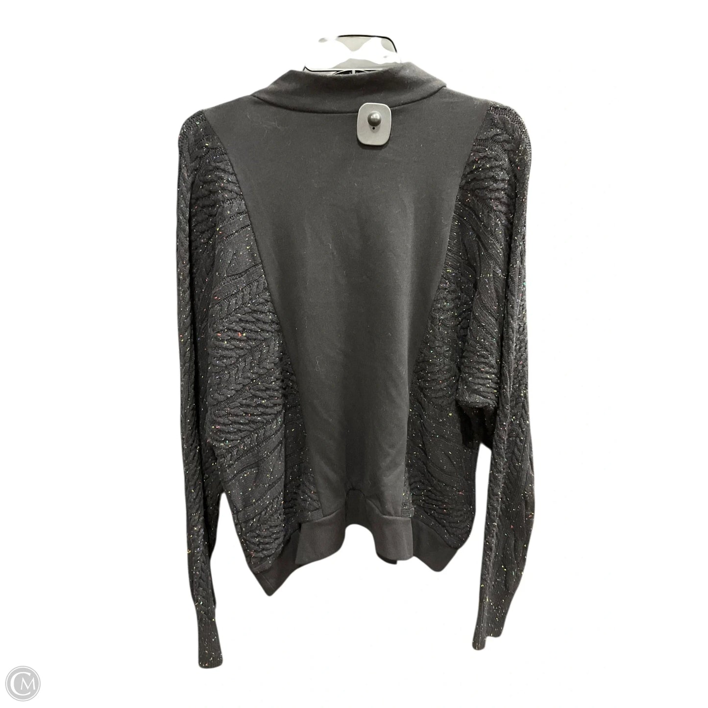Sweater By Natural Reflections In Black, Size: L