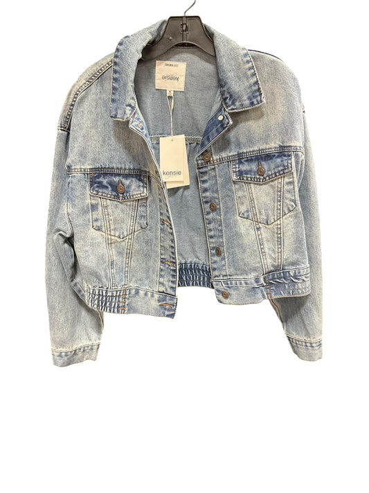 Jacket Denim By Kensie In Blue, Size: M