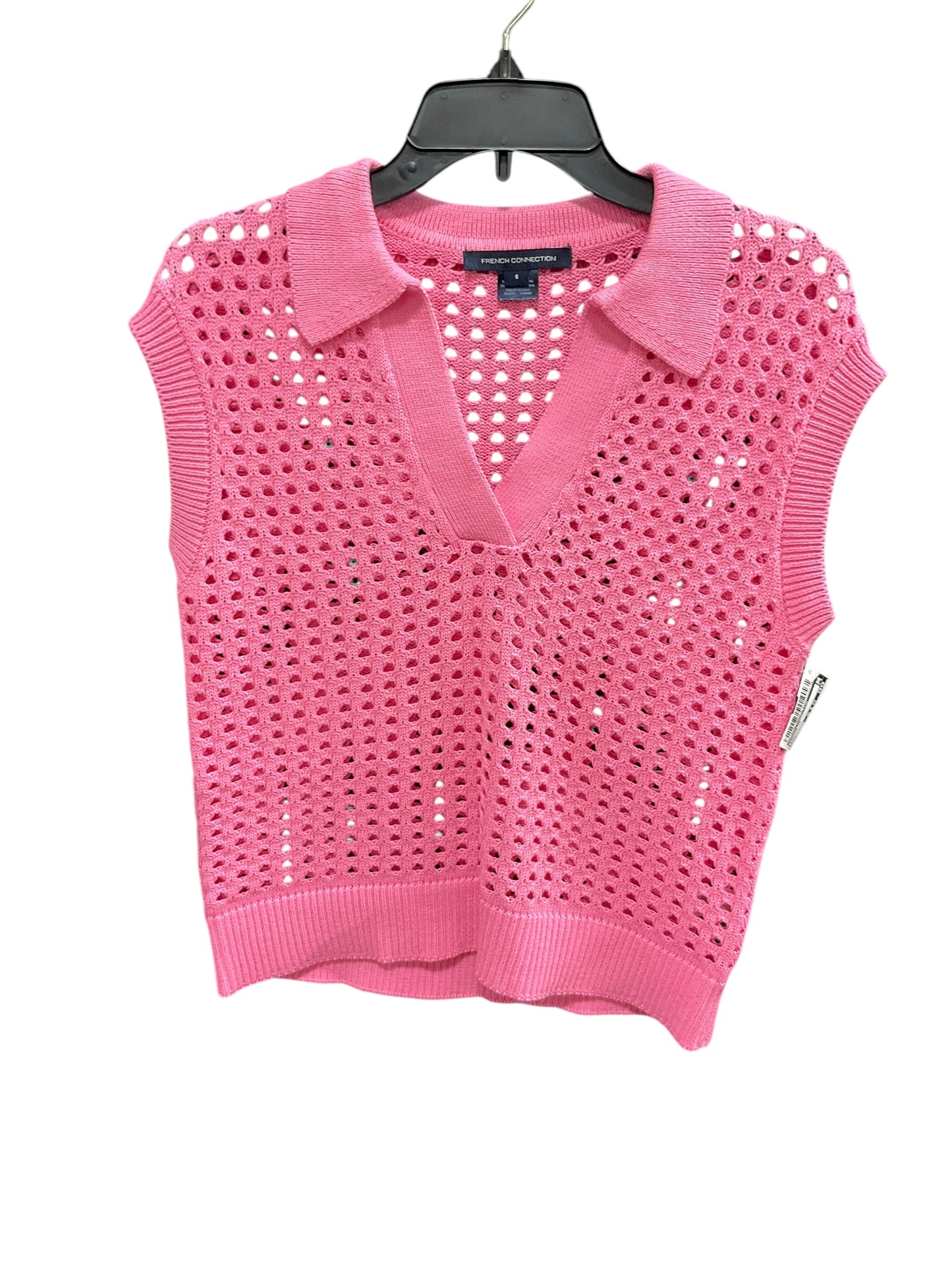 Sweater Short Sleeve By French Connection In Pink, Size: S