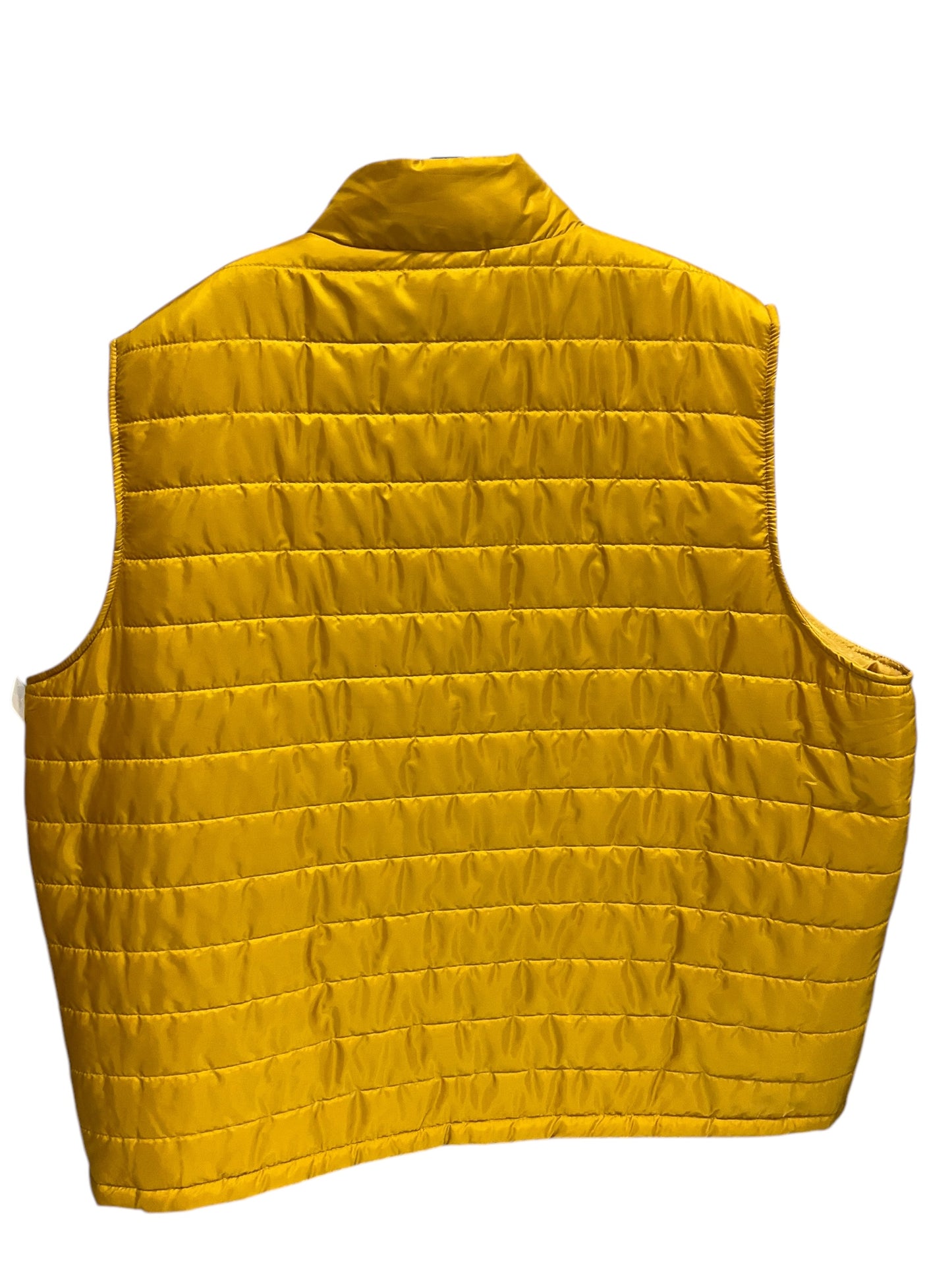 Vest Puffer & Quilted By Sonoma In Yellow, Size: 2x