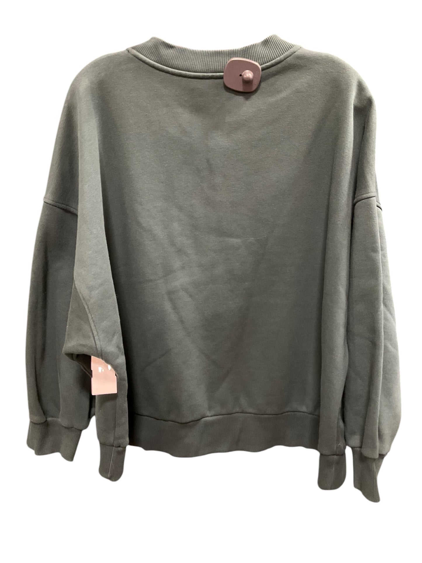 Sweatshirt Crewneck By Banana Republic In Green, Size: Xl