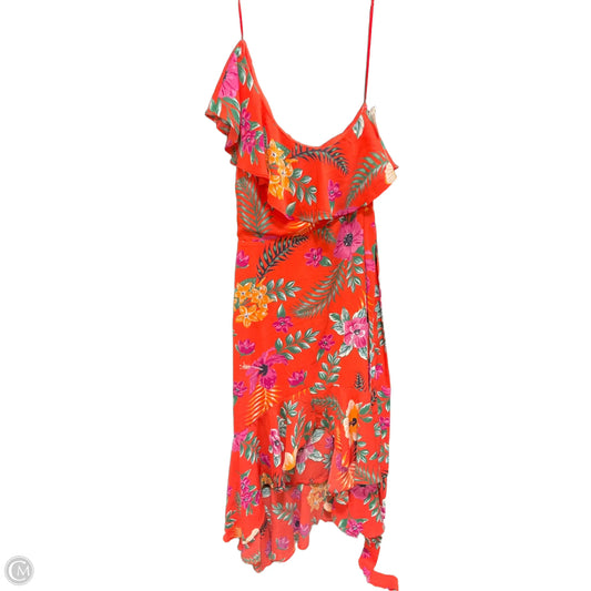 Dress Casual Midi By Mi Ami In Tropical Print, Size: M