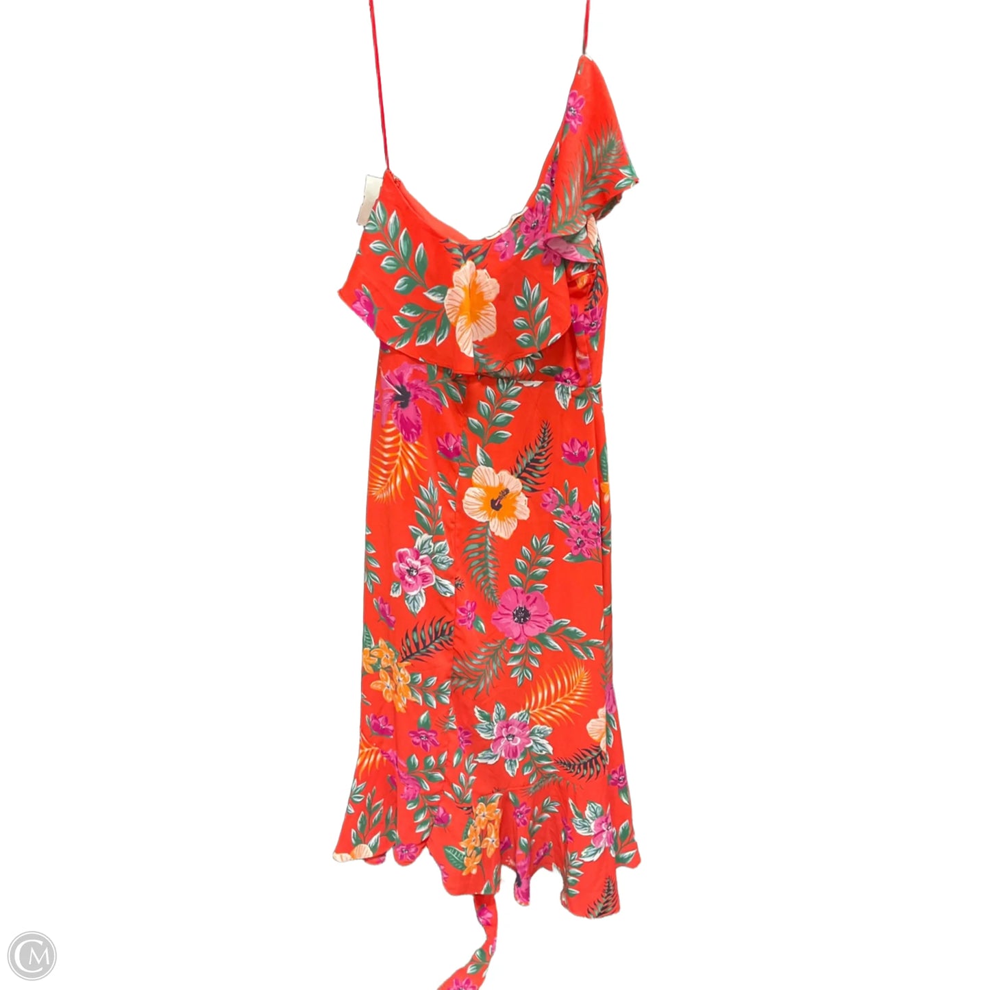 Dress Casual Midi By Mi Ami In Tropical Print, Size: M