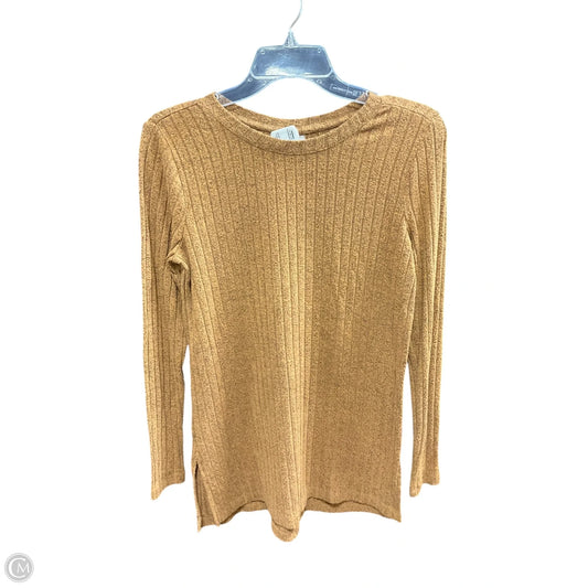 Top Long Sleeve By Loft In Orange, Size: S