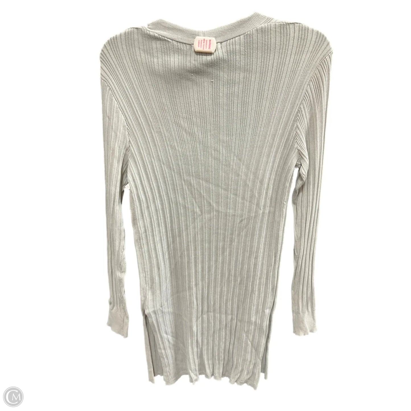 Sweater Cardigan By Clothes Mentor In Grey, Size: S