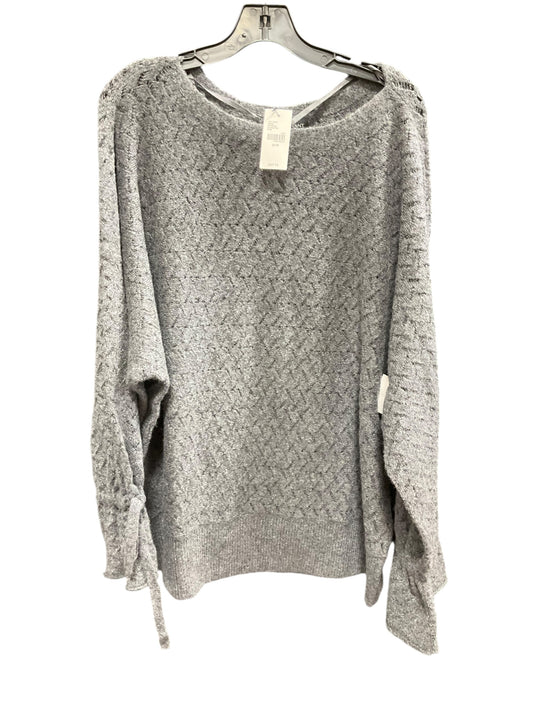 Sweater By Lane Bryant In Grey, Size: 3x