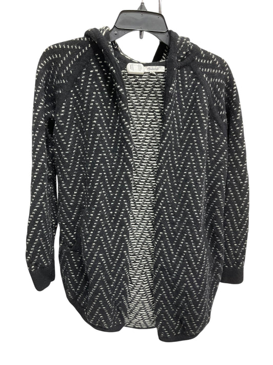 Sweater Cardigan By Madewell In Black & White, Size: Xs