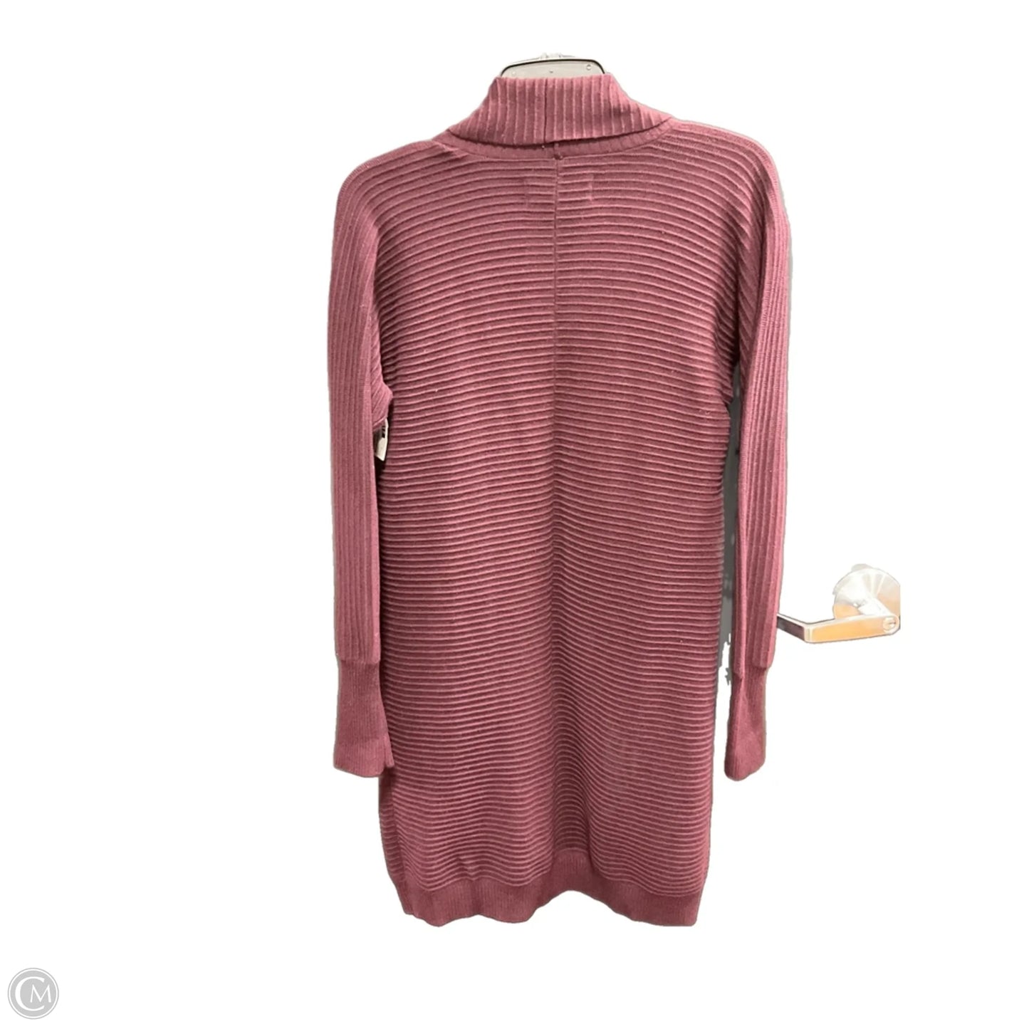 Sweater Cardigan By Calvin Klein In Purple, Size: S