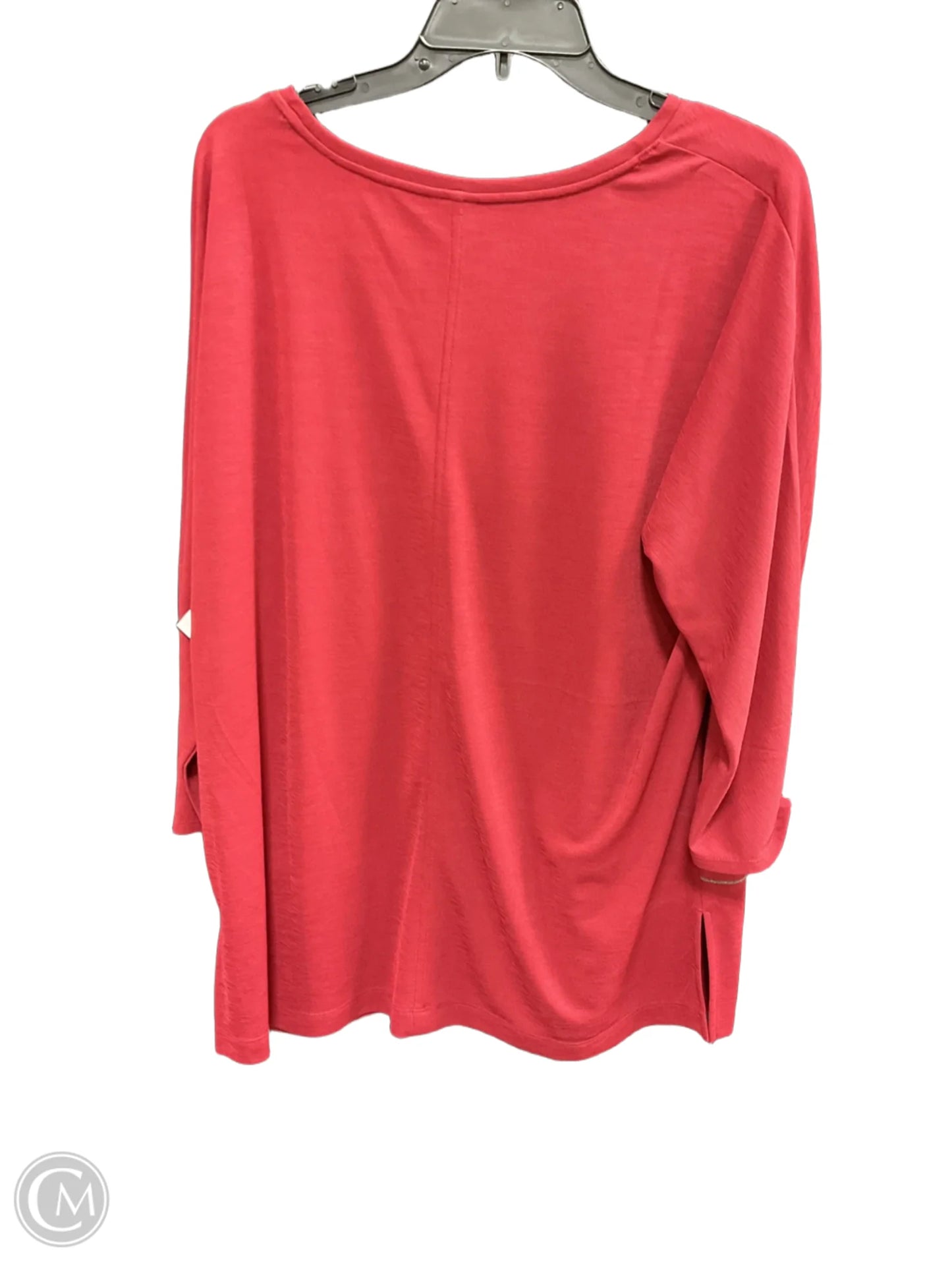 Top Long Sleeve By Chicos In Red, Size: Xl