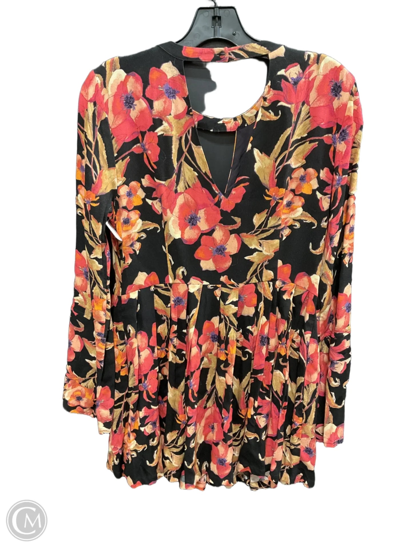 Top Long Sleeve By Free People In Floral Print, Size: 6