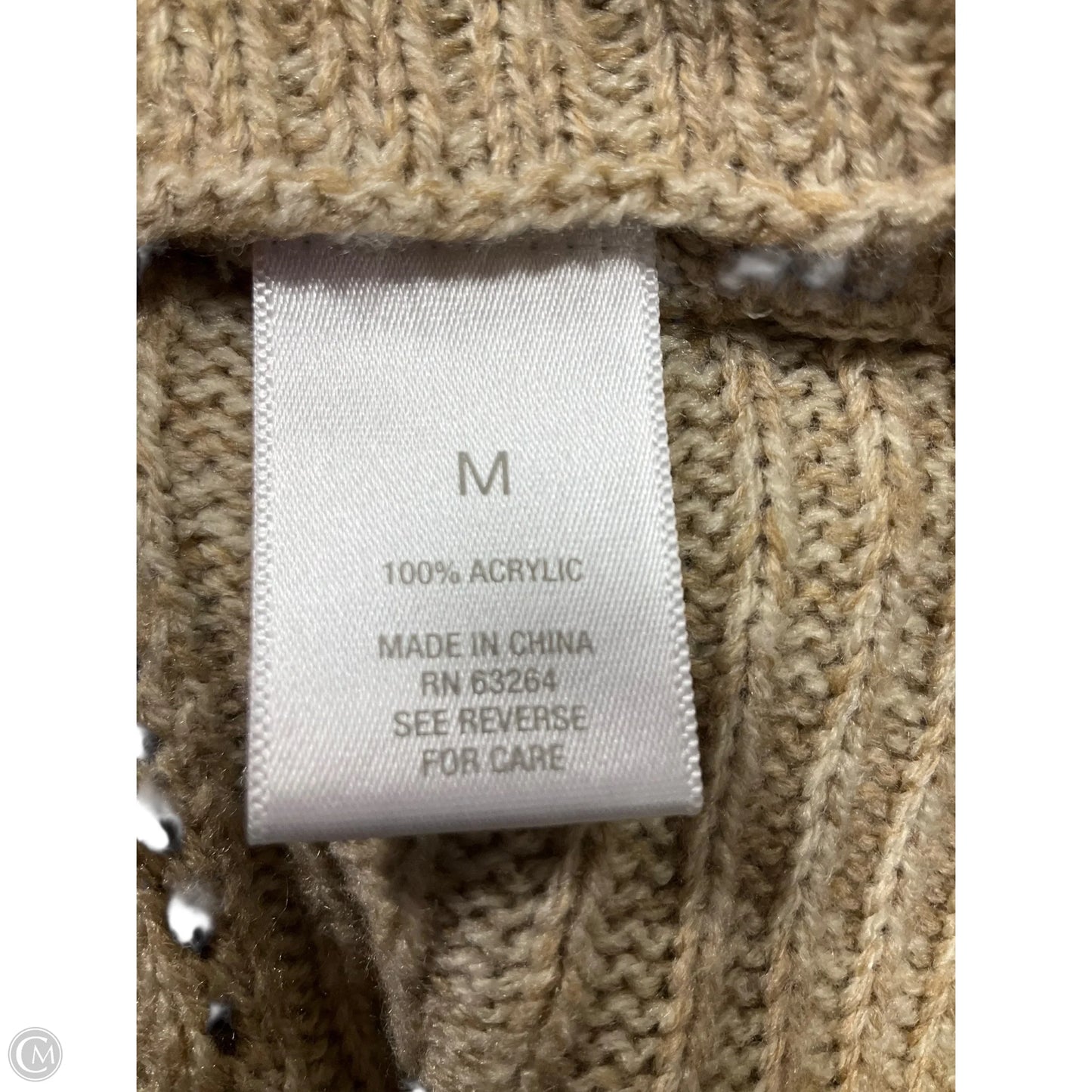 Sweater By Westport In Beige, Size: M