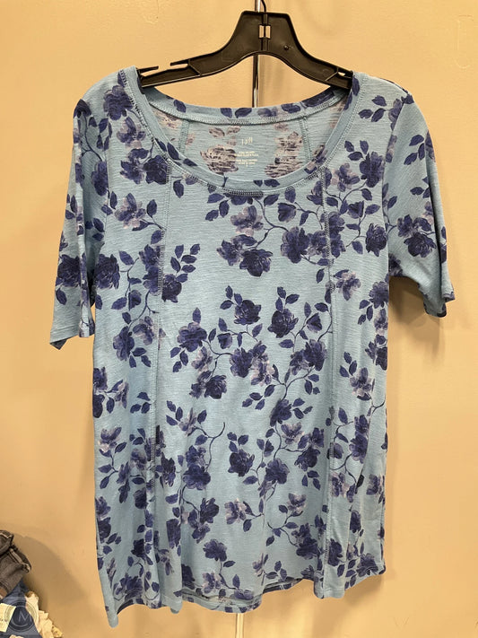 Top Short Sleeve By J. Jill In Blue, Size: S