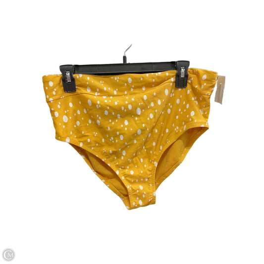 Swimsuit Bottom By Kona Sol In Yellow, Size: L