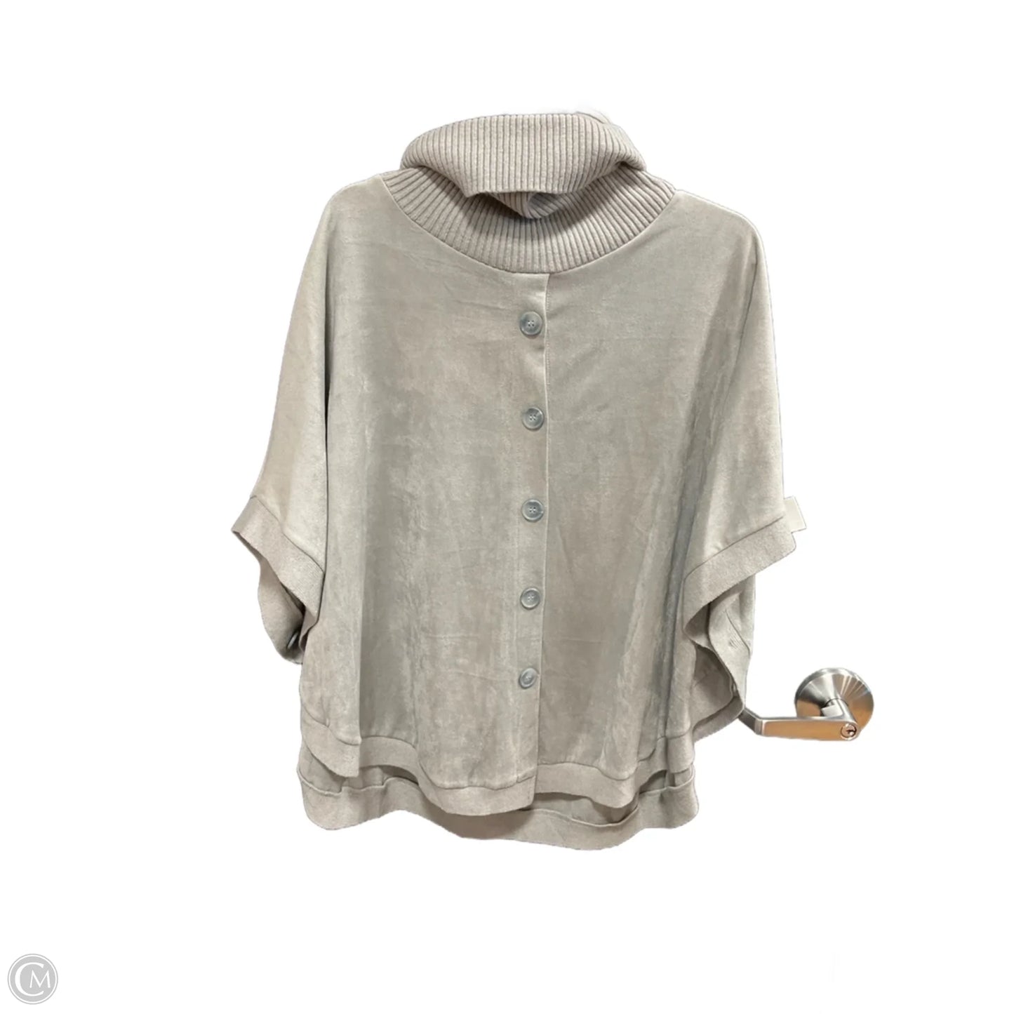 Poncho By Fate In Grey, Size: L
