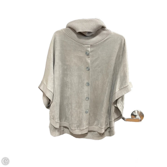 Poncho By Fate In Grey, Size: L