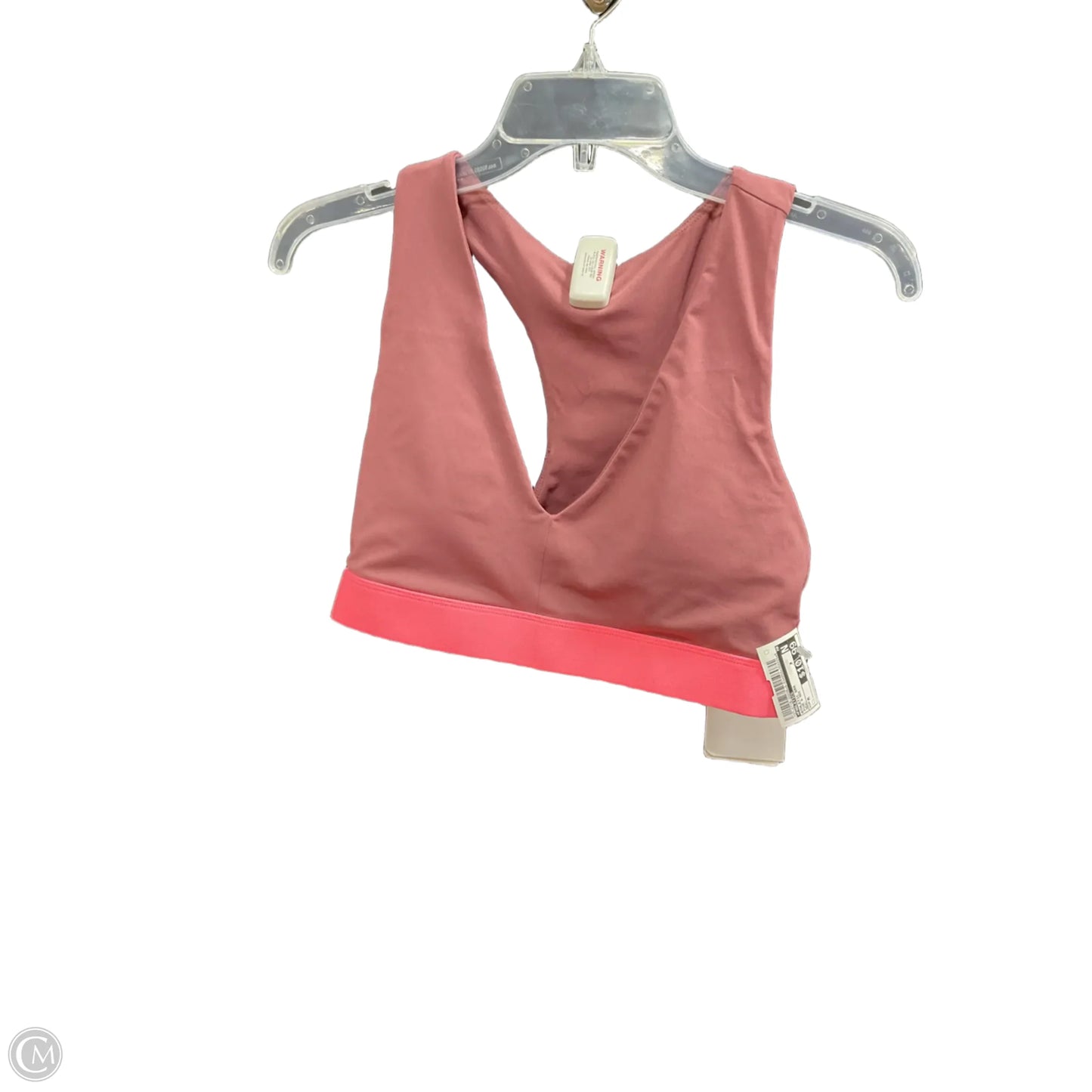 Athletic Bra By Fabletics In Pink & Red, Size: M