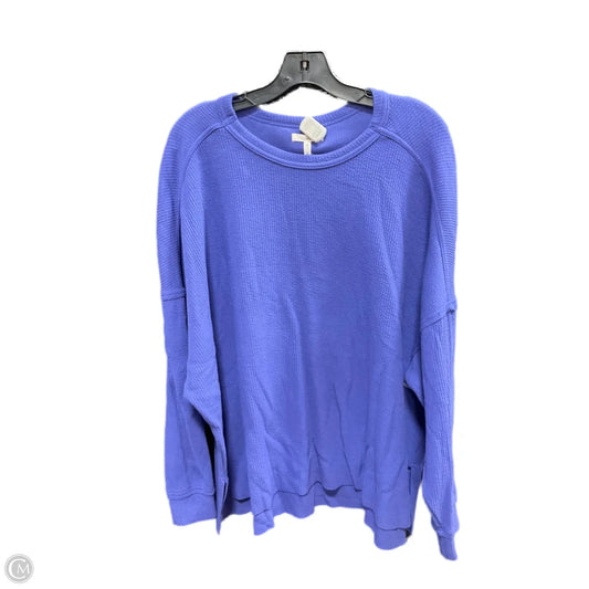 Sweatshirt Crewneck By Maurices In Purple, Size: 2x