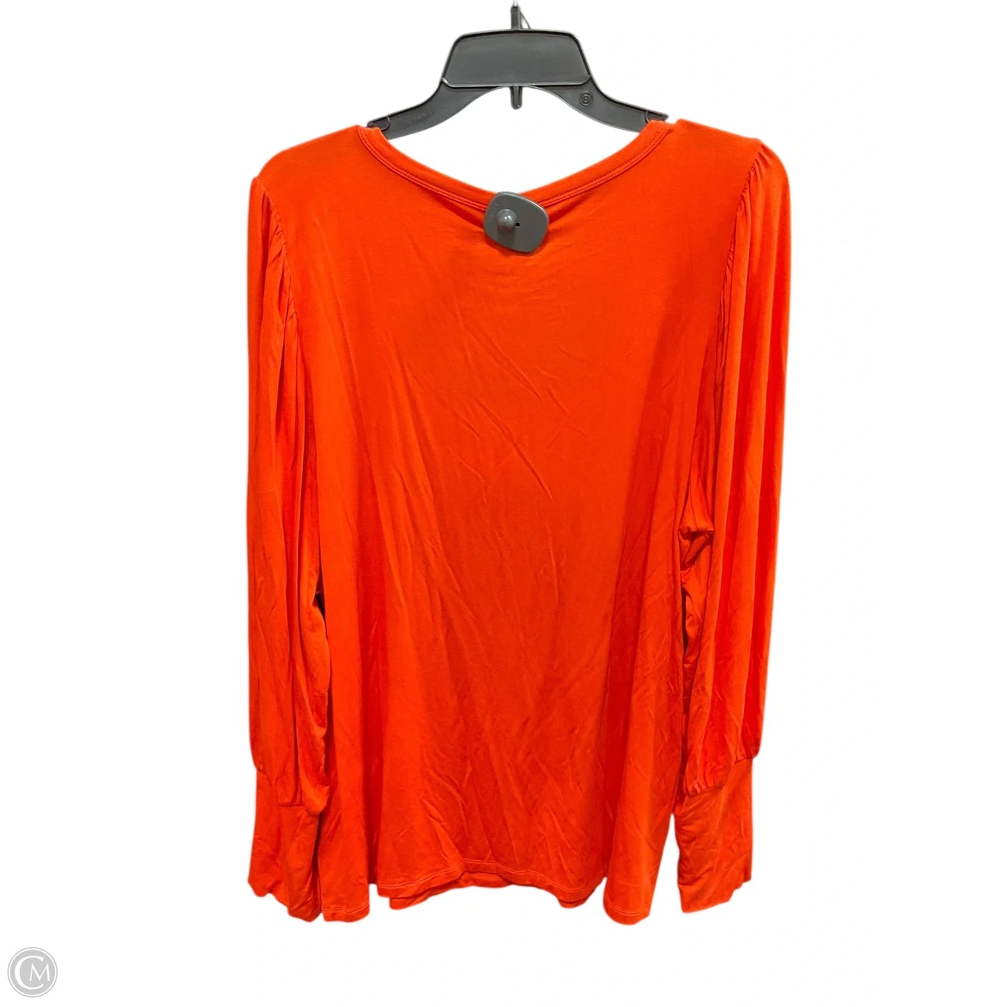 Top Long Sleeve By Torrid In Orange, Size: 1x