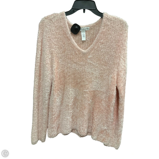 Sweater By Chaus In Pink, Size: Xl