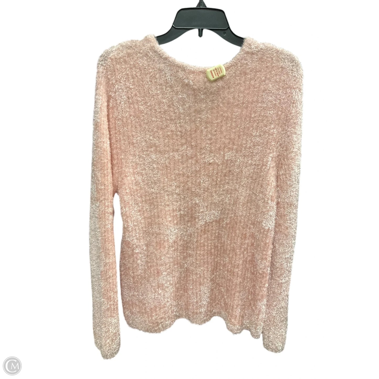Sweater By Chaus In Pink, Size: Xl
