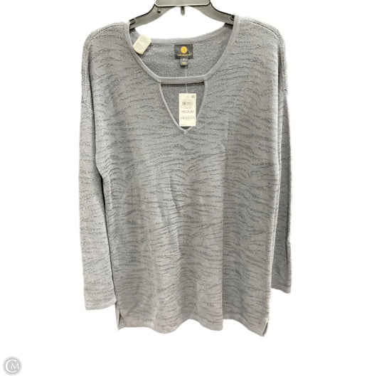 Sweater By Jm Collections In Grey, Size: M