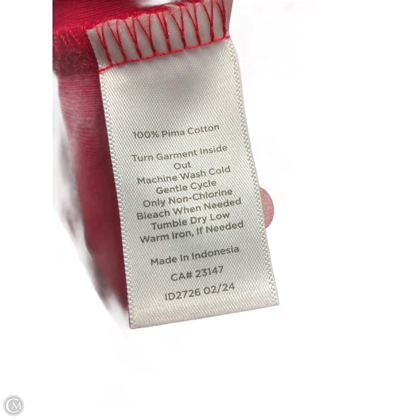 Top Long Sleeve By Talbots In Red, Size: S