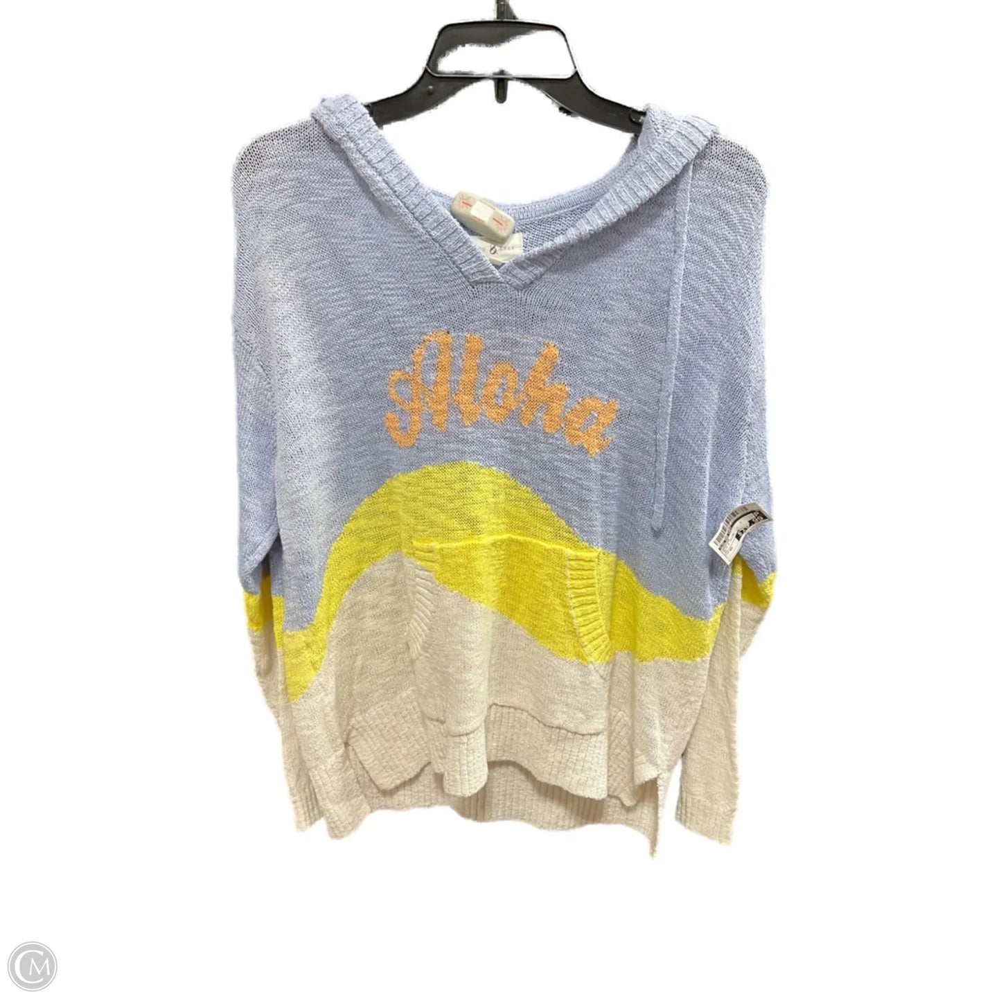 Sweater By Lou And Grey In Blue & Yellow, Size: Xs