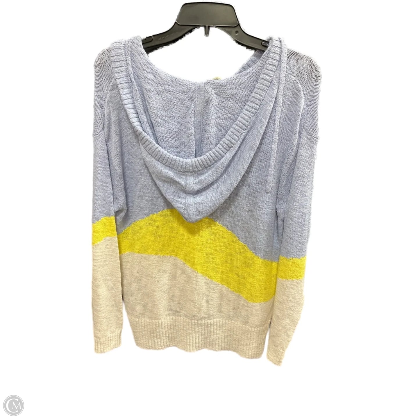 Sweater By Lou And Grey In Blue & Yellow, Size: Xs