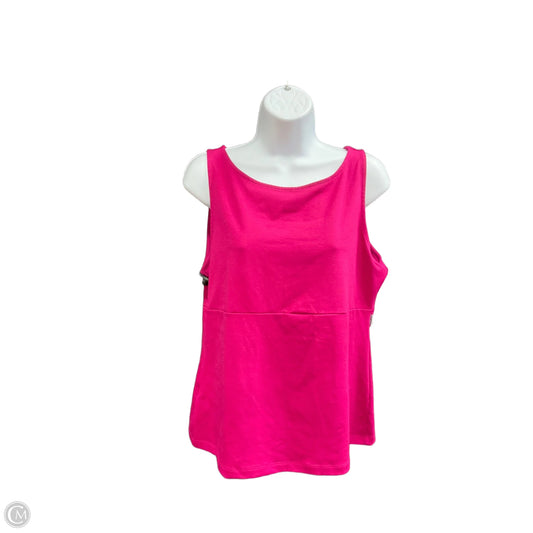 Tank Top By Eddie Bauer In Pink, Size: L