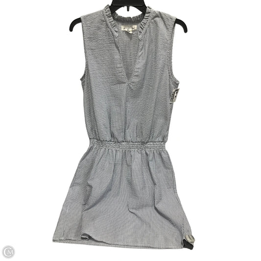 Dress Casual Midi By Logg In Blue & White, Size: M