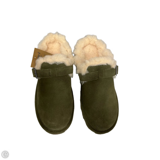 Slippers By Bearpaw In Green