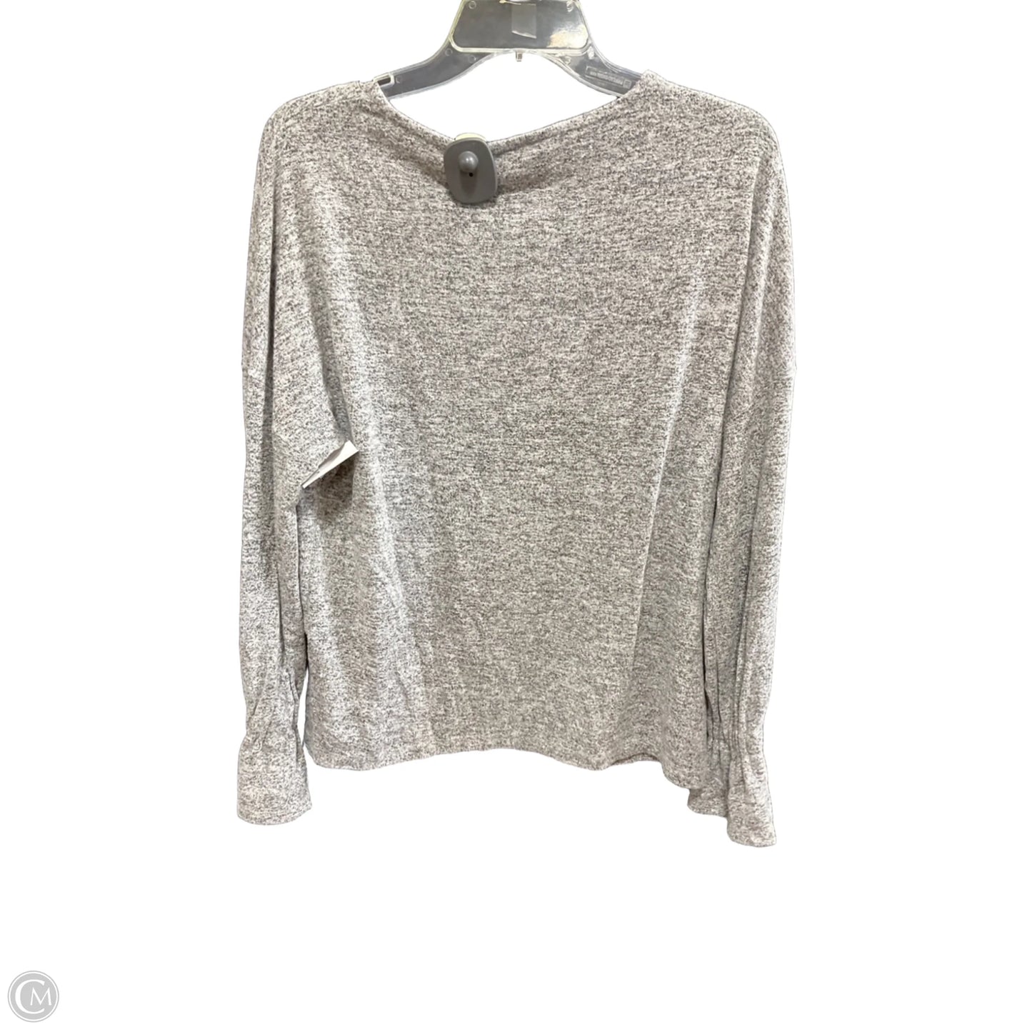 Top Long Sleeve By Lucky Brand In Grey, Size: M