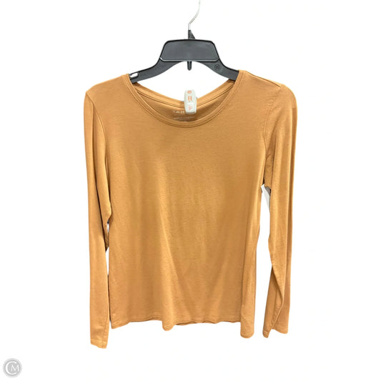 Top 3/4 Sleeve By Tahari By Arthur Levine In Tan, Size: L