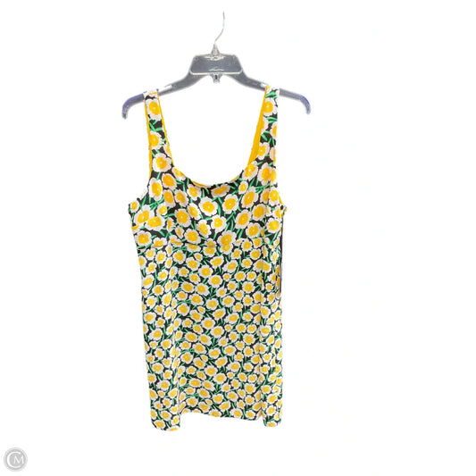Dress Casual Midi By Target-designer In Green & Yellow, Size: 16