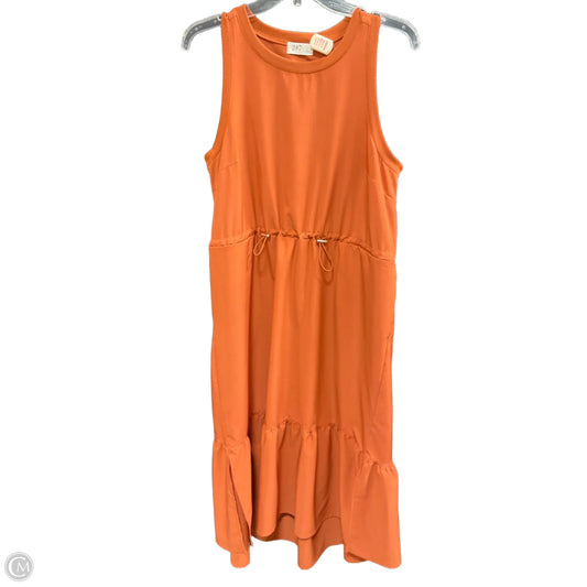 Dress Casual Midi By Maurices In Orange, Size: L