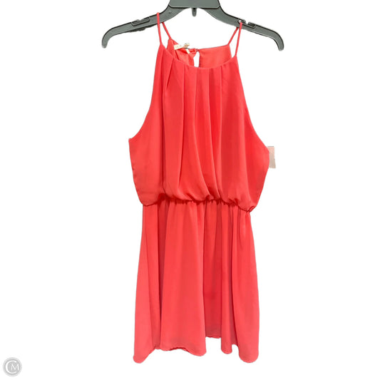 Dress Casual Midi By Maurices In Coral, Size: L