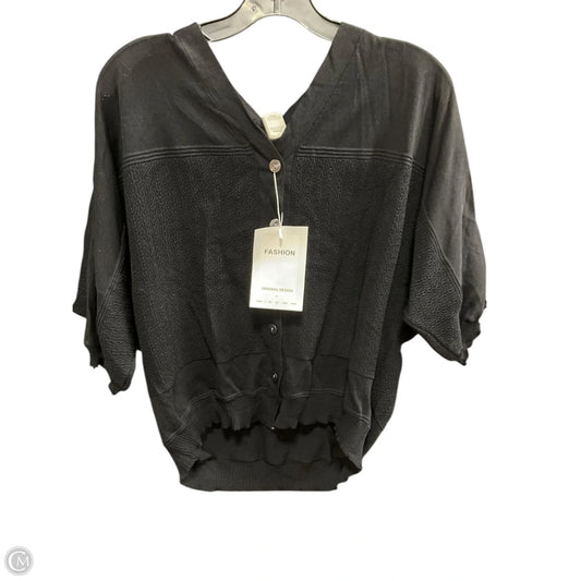 Sweater Cardigan By Clothes Mentor In Black, Size: M