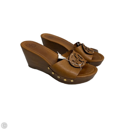 Sandals Designer By Tory Burch In Tan, Size: 10