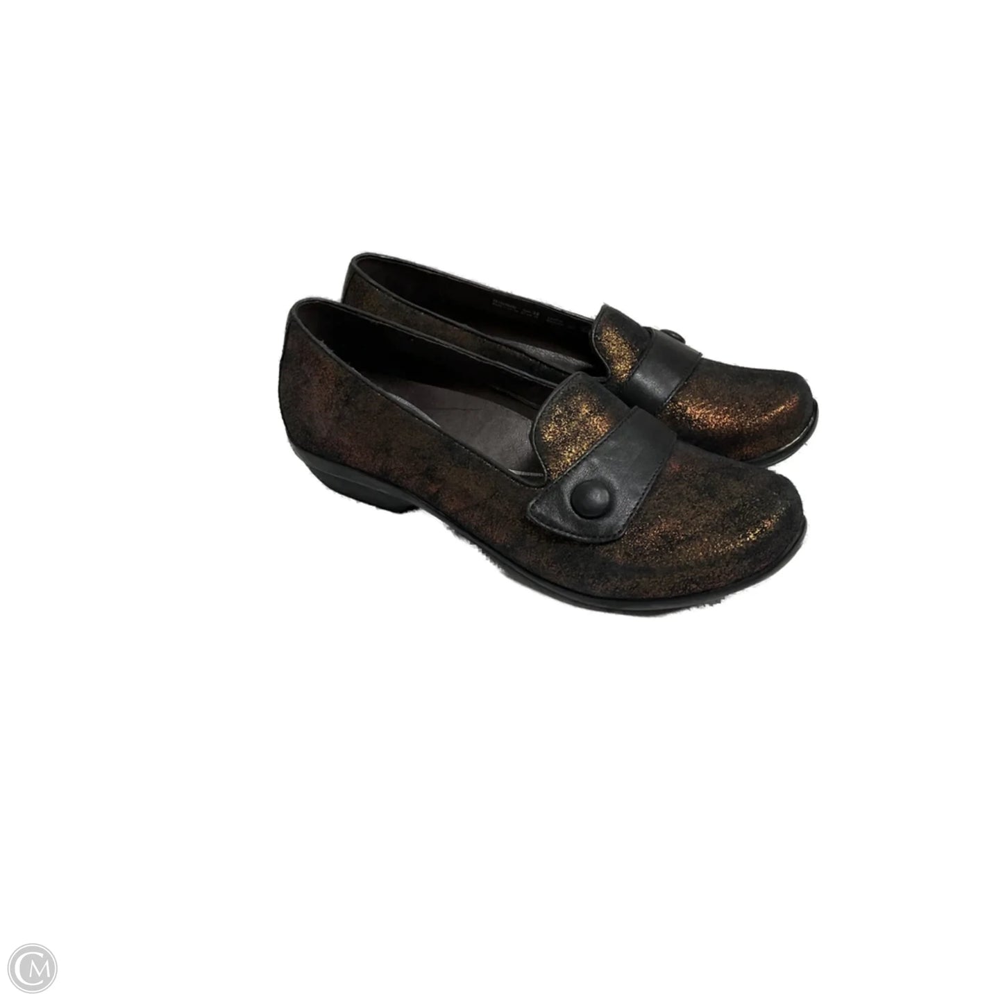 Shoes Flats By Dansko In Bronze, Size: 7.5