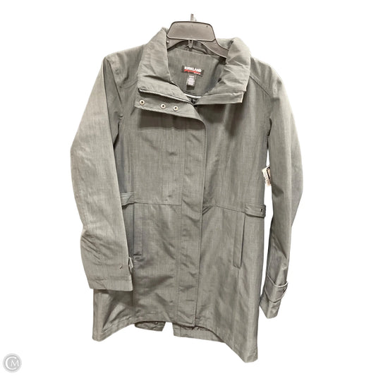 Coat Raincoat By Kirkland In Grey, Size: M