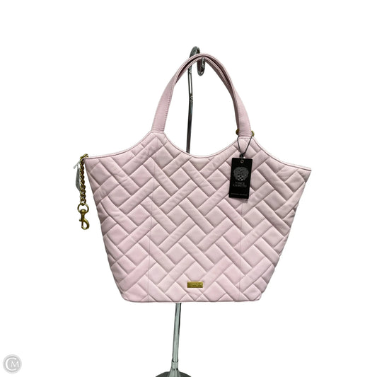 Handbag Leather By Vince Camuto, Size: Large