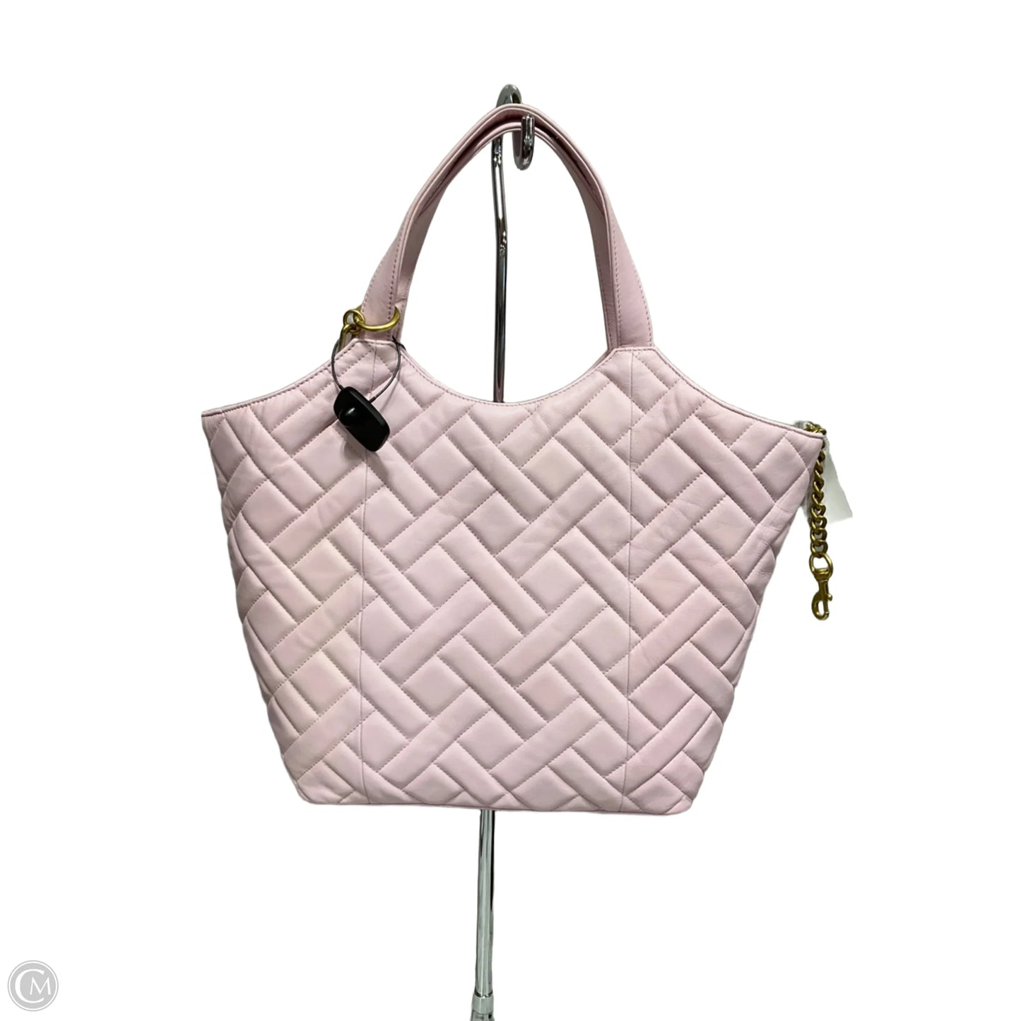 Handbag Leather By Vince Camuto, Size: Large