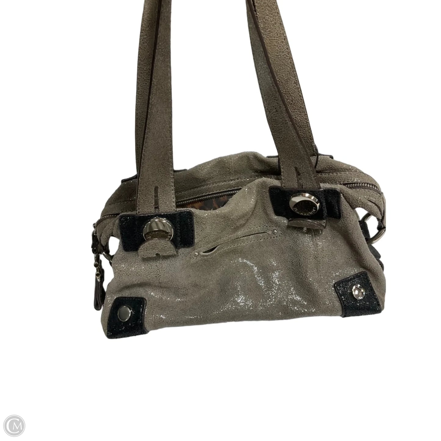 Handbag Leather By B. Makowsky, Size: Medium