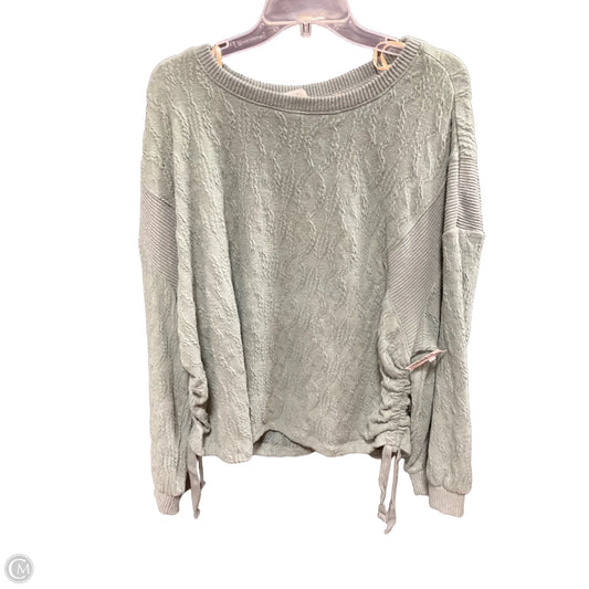 Top Long Sleeve By Democracy In Green, Size: 3x