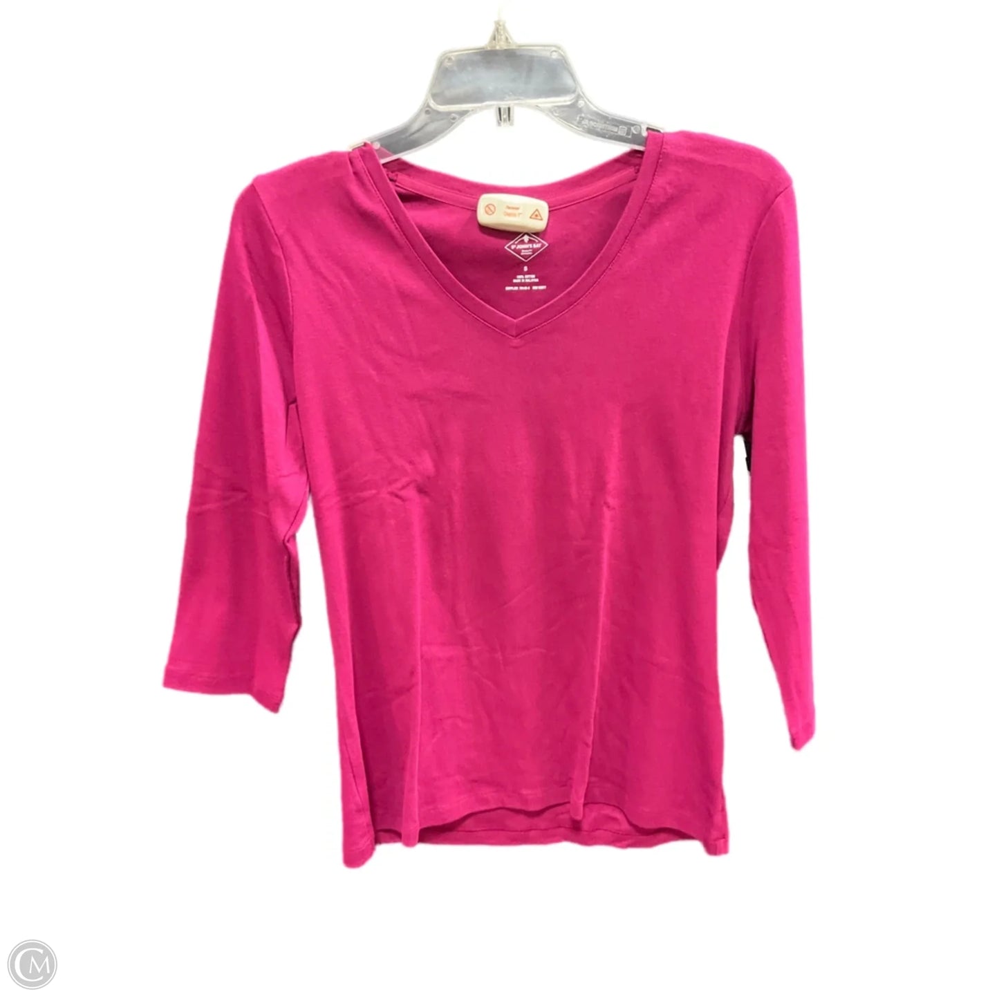 Top 3/4 Sleeve By St Johns Bay In Purple, Size: S