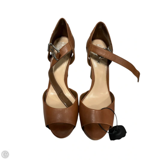 Shoes Heels Block By Vince Camuto In Brown, Size: 9.5