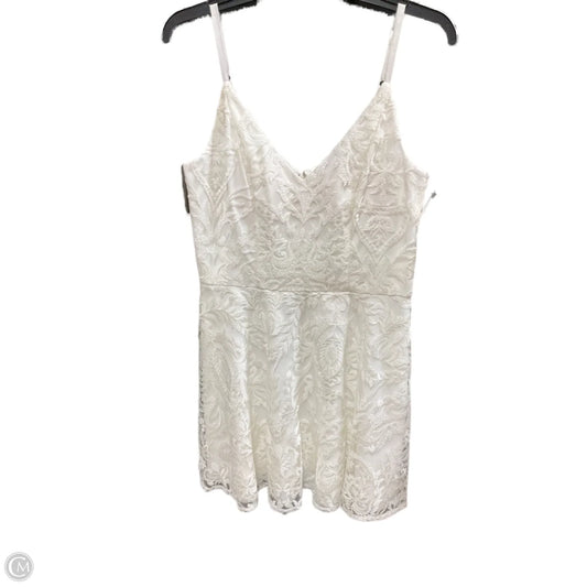Dress Casual Midi By Speechless In Cream, Size: 8