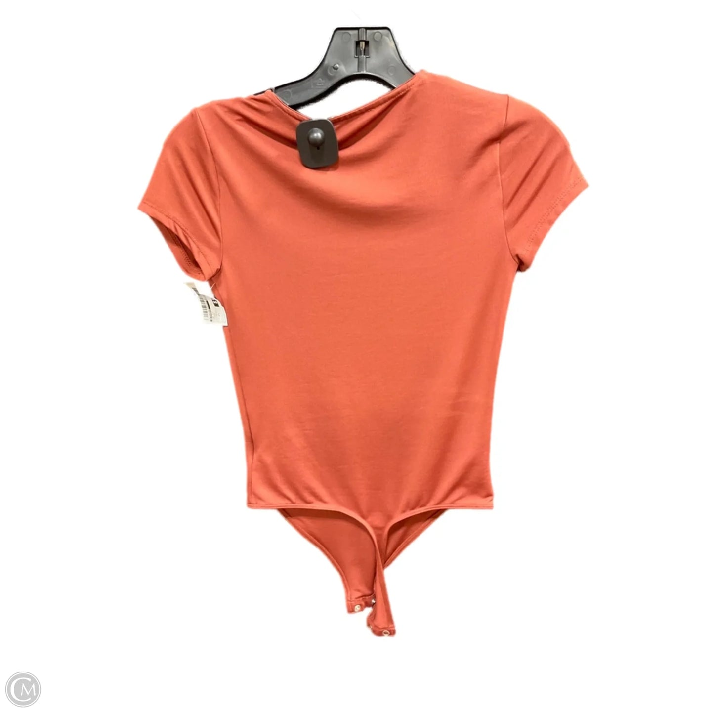 Top Short Sleeve By Express In Orange, Size: Xs