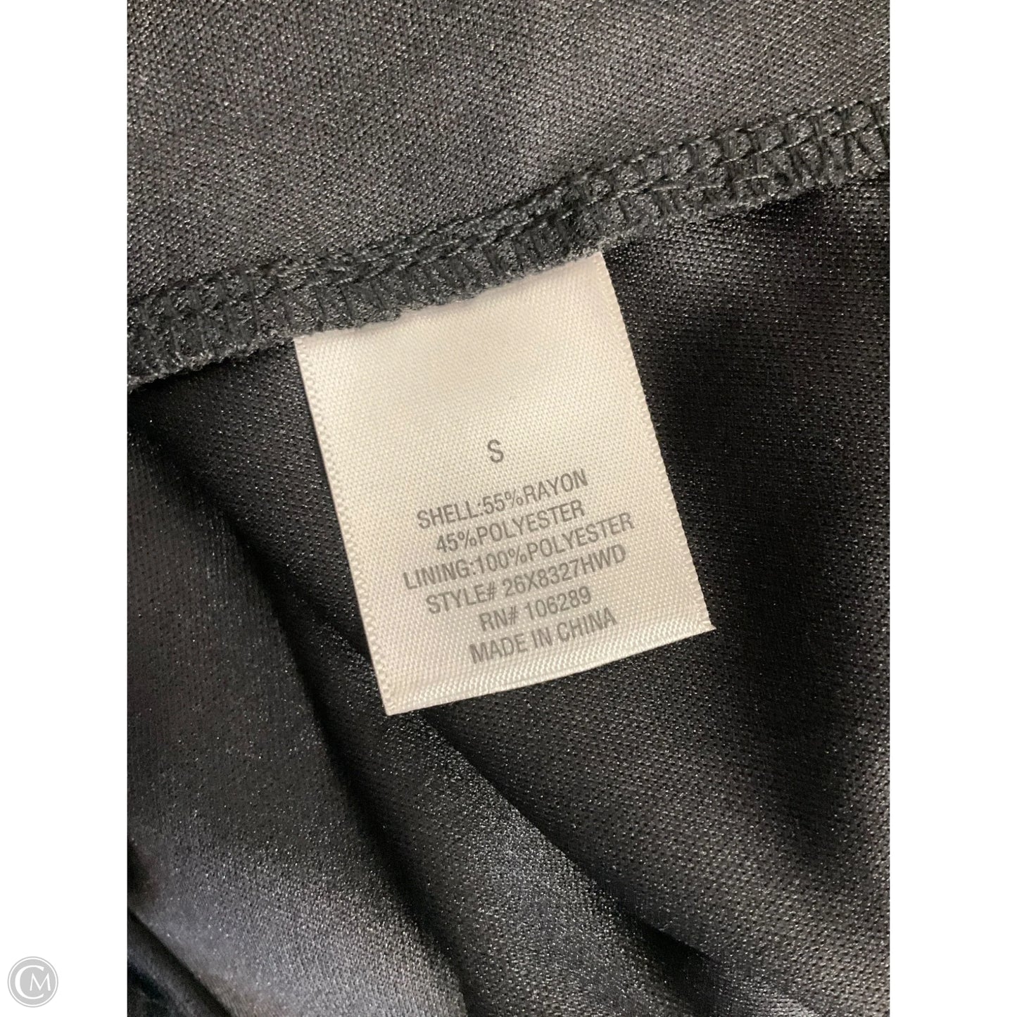 Dress Casual Midi By Mi Ami In Black, Size: S