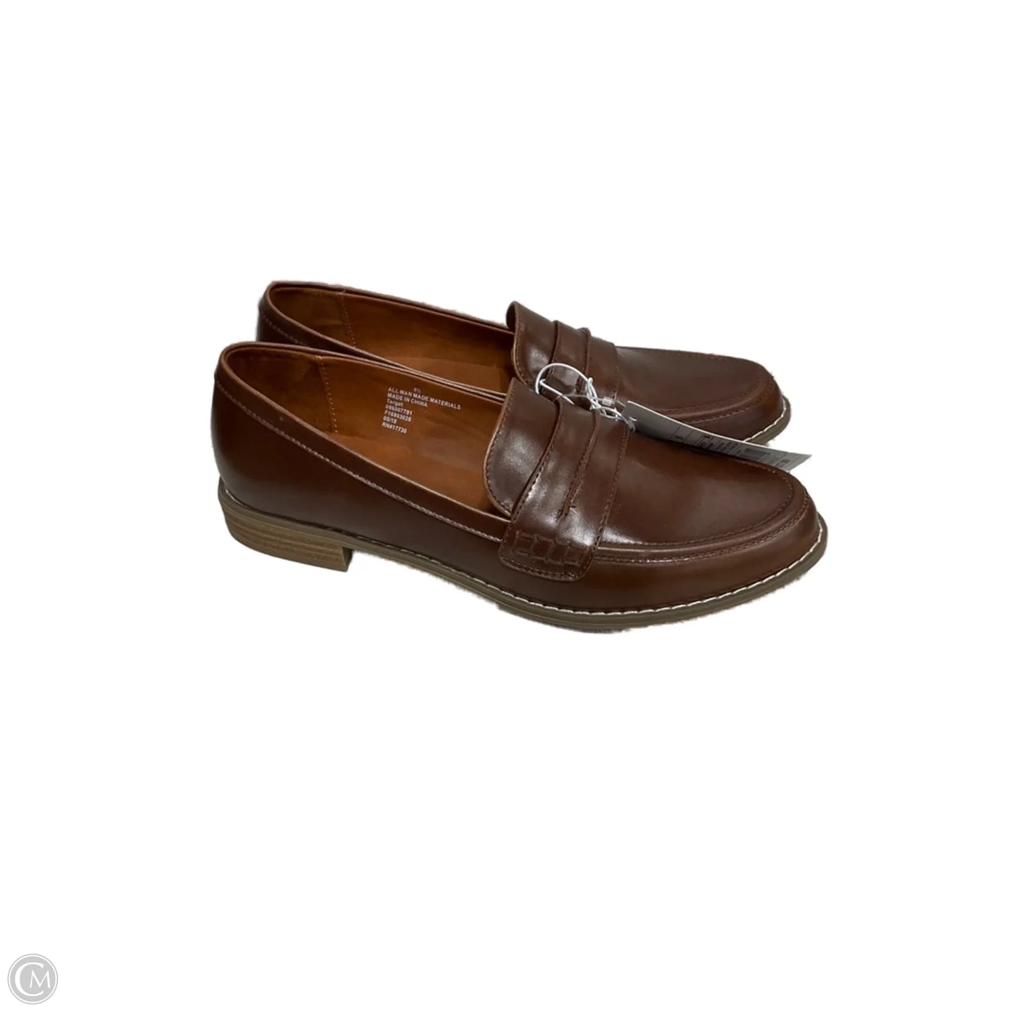 Shoes Flats By Universal Thread In Brown, Size: 9.5